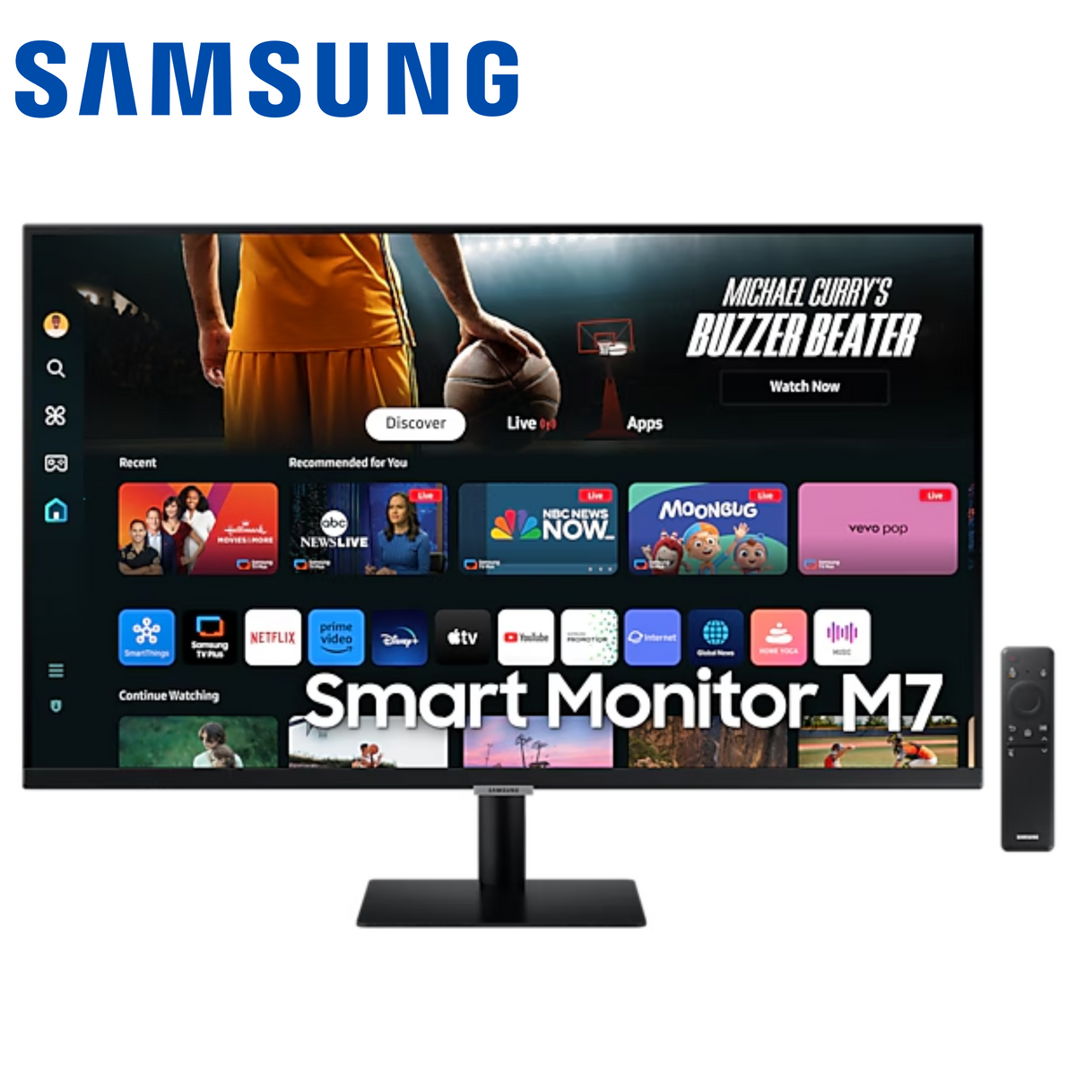 SAMSUNG 32" 4K Smart Monitor M7 M70D UHD ACE x AV.SG