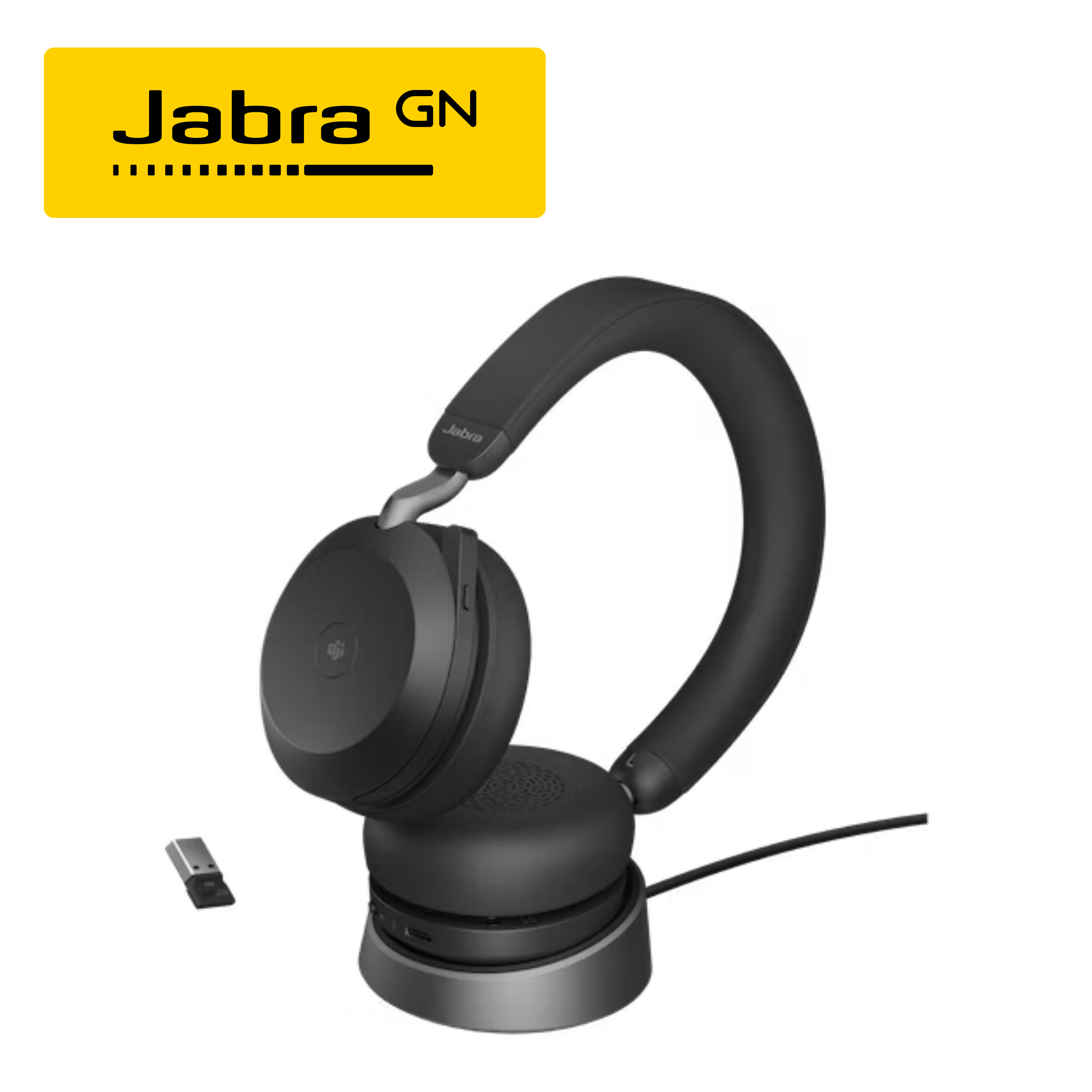 Jabra Evolve2 75 Link380a UC Stereo Stand Black – ACE x AV.SG