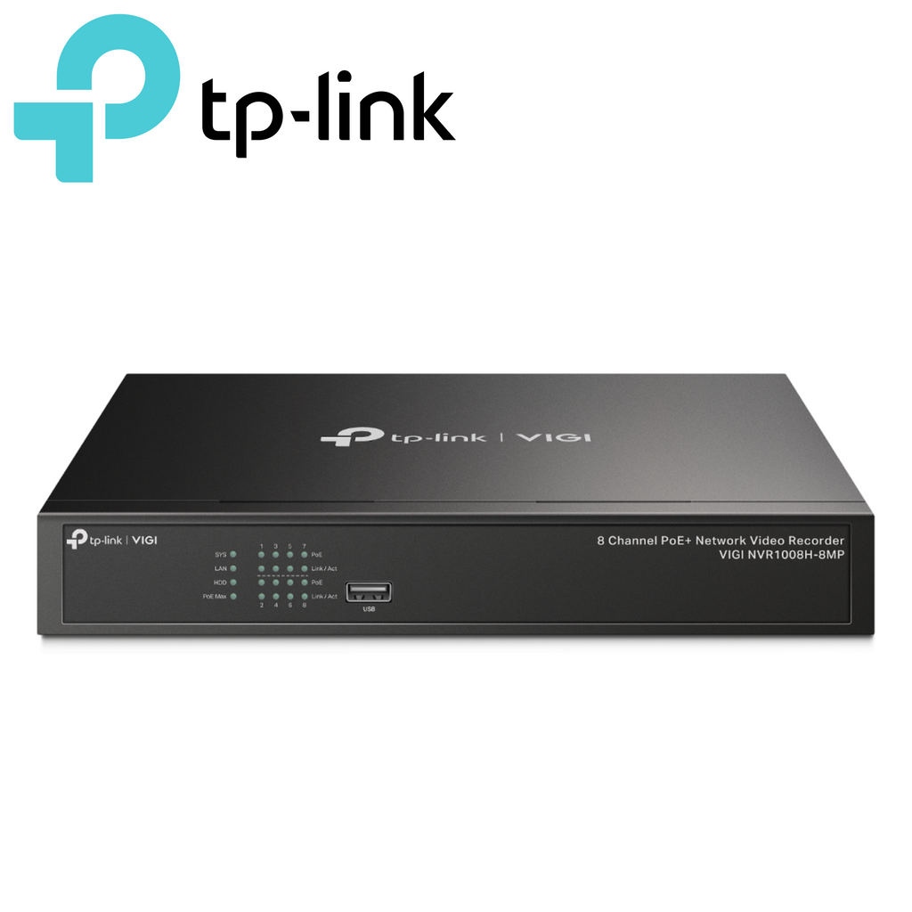 Tp-Link VIGI NVR1008H-8MP (8 Channel PoE+ NVR)