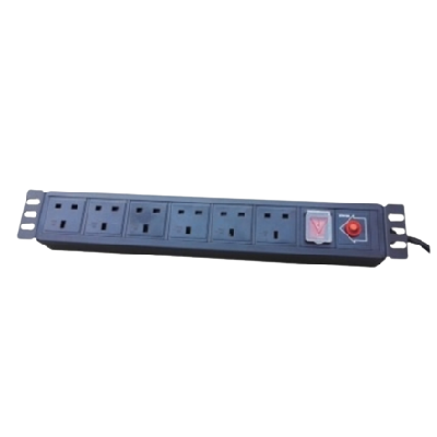 6 Sockets PDU for 6U to 12U Server rack